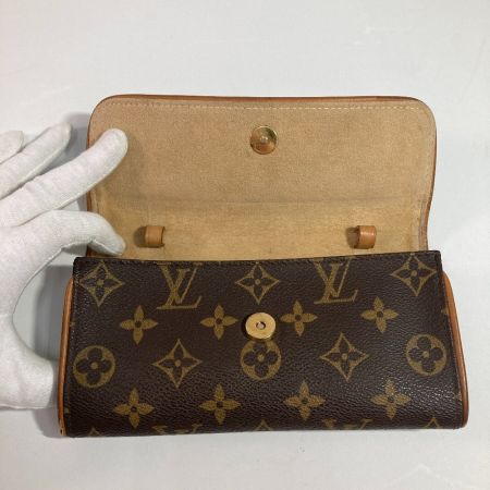  LOUIS VUITTON ルイヴィトン モノグラム ポシェットツインPM M51854 ショルダーバッグ ウエストポーチ