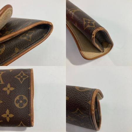  LOUIS VUITTON ルイヴィトン モノグラム ポシェットツインPM M51854 ショルダーバッグ ウエストポーチ