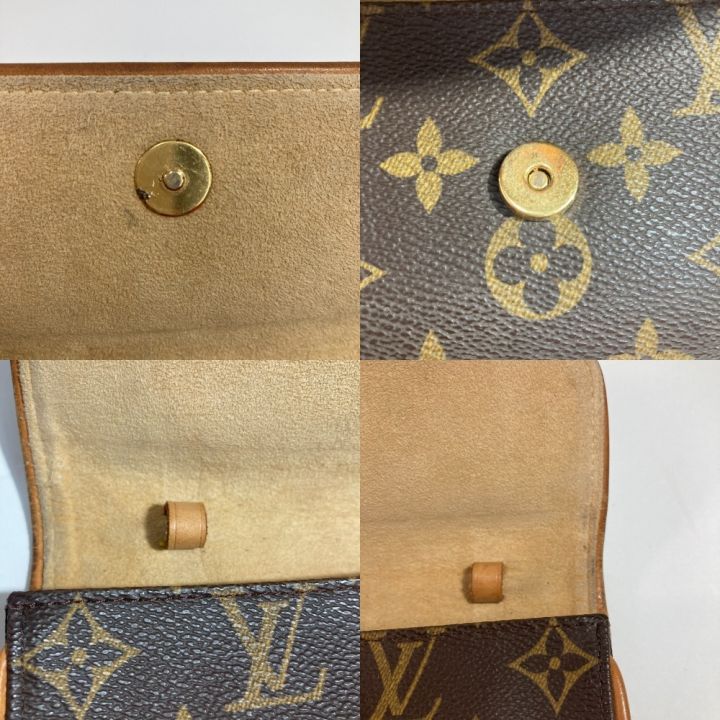 LOUIS VUITTON ルイヴィトン モノグラム ポシェットツインPM M51854 ショルダーバッグ  ウエストポーチ｜中古｜なんでもリサイクルビッグバン