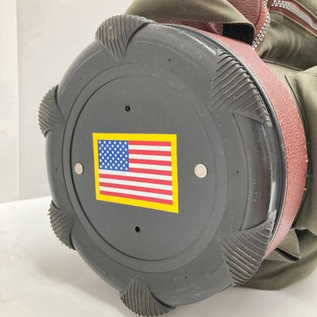  アーミーベースコレクション キャディバッグ US ARMY 9.5型 3.7kg 5分割 オリーブ 口枠仕切りに破損有