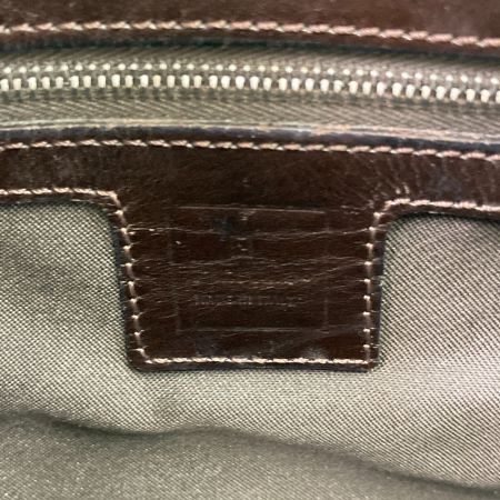  FENDI フェンディ ズッカ ワンショルダーバッグ 2348 26325-003 ブラウン x シルバー ビス欠け