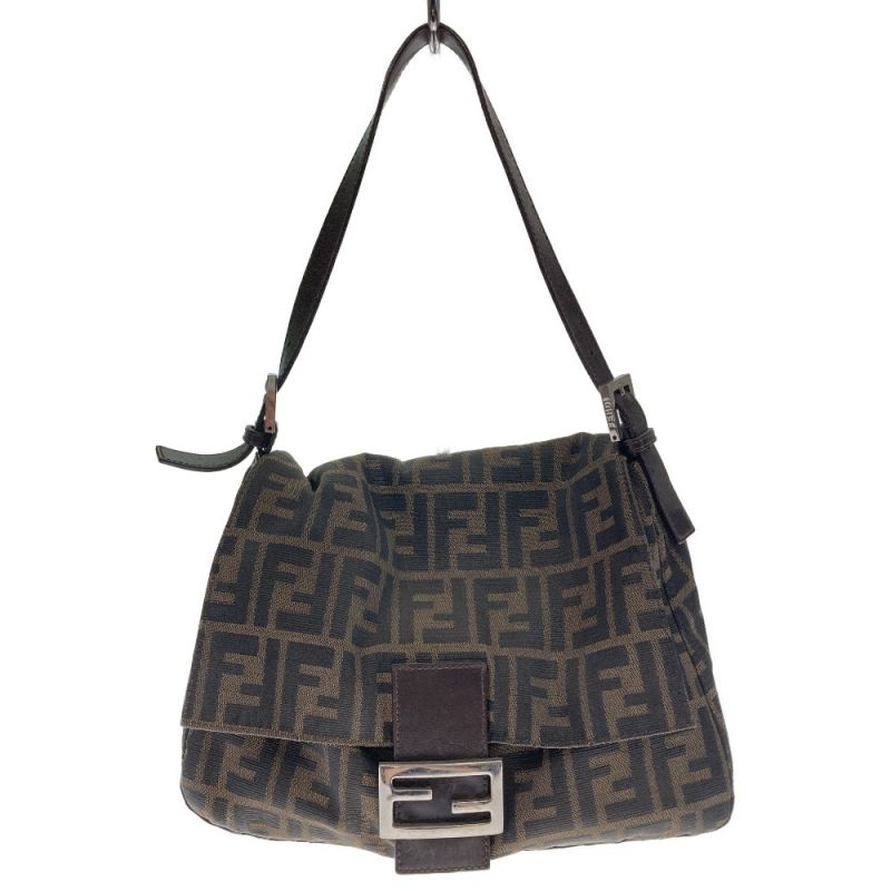 中古】 FENDI フェンディ ズッカ ワンショルダーバッグ 2348 26325-003