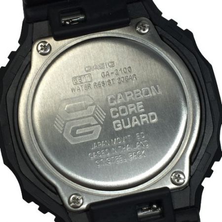  CASIO カシオ G-SHOCK クォーツ メンズ 腕時計 GA-2100 風防キズ有 本体のみ