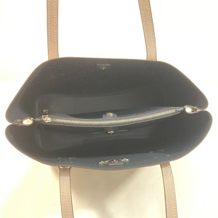  COACH コーチ 2WAYバッグ F48733 グレー x ミッドナイト レザートートバッグ  ハンドバッグ ショルダーバッグ