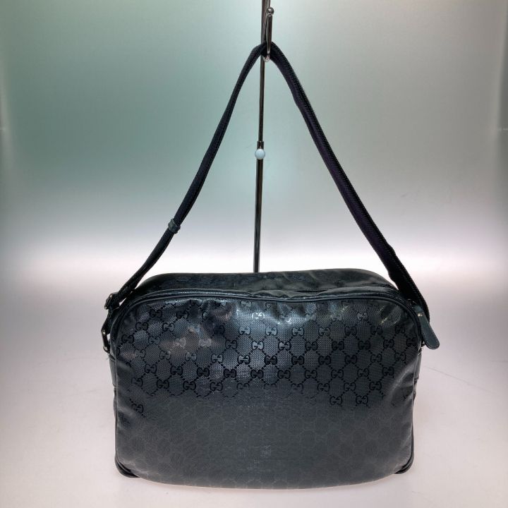 GUCCI グッチ GGインプリメ ショルダーバッグ 211107 ブラック｜中古｜なんでもリサイクルビッグバン