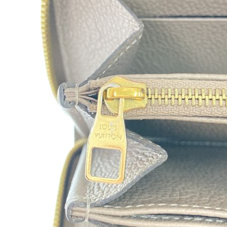  LOUIS VUITTON ルイヴィトン モノグラム・アンプラント ジッピーウオレット M61443 トープ 長財布