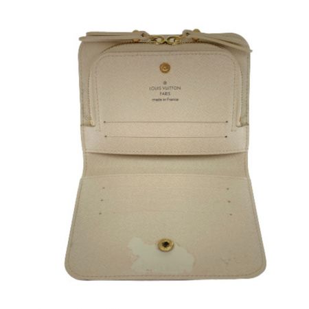  LOUIS VUITTON ルイヴィトン モノグラム ポルトモネ・アンソリット イヴォワール M66703 ホワイト コインケース 小銭入れ