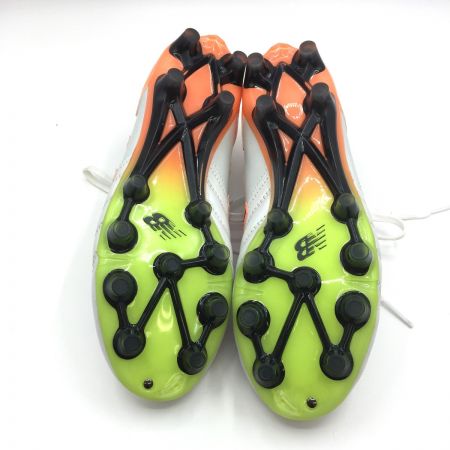  NEW BALANCE ニュー・バランス 442 PRO HG ウィズ：D ホワイト×オレンジ　サイズ26.5ｃｍ サッカースパイク　中古品