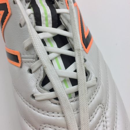  NEW BALANCE ニュー・バランス 442 PRO HG ウィズ：D ホワイト×オレンジ　サイズ26.5ｃｍ サッカースパイク　中古品