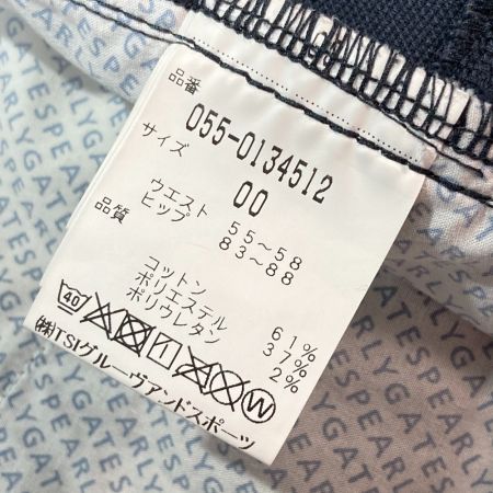  PEARLY GATES パーリーゲイツ ドビー ストレッチ ミニスカート ネイビー 055-0134512 サイズ00