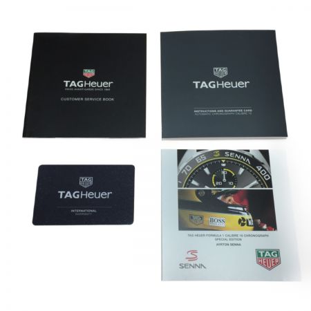  TAG HEUER タグホイヤー フォーミュラ1 キャリバー16 クロノグラフ CAZ201B アイルトン セナ スペシャルエディション