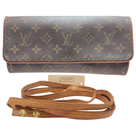  LOUIS VUITTON ルイヴィトン モノグラム ポシェットツインGM M51852 ショルダーバッグ ウエストポーチ