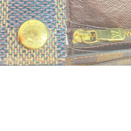  LOUIS VUITTON ルイヴィトン ダミエ ポシェット・ポルト・モネ・クレディ N61725 長財布