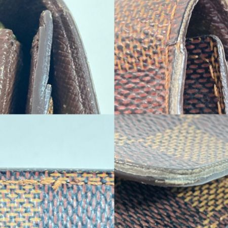  LOUIS VUITTON ルイヴィトン ダミエ ポシェット・ポルト・モネ・クレディ N61725 長財布