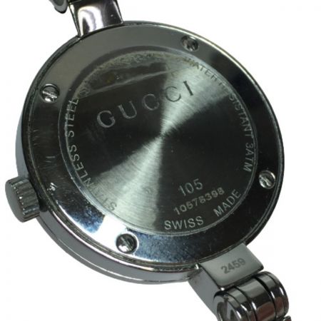  GUCCI グッチ Gサークル 105 クォーツ レディース 腕時計 105