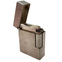 ◎◎ S.T.Dupont エステーデュポン ガスライター シルバー 動作未確認 現状渡し ジャンク Bランク