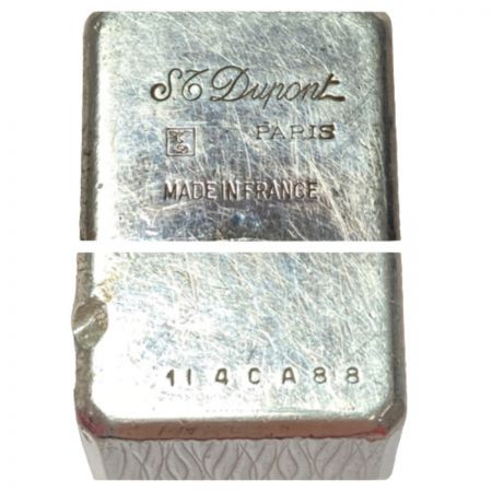  S.T.Dupont エステーデュポン ガスライター シルバー 動作未確認 現状渡し ジャンク