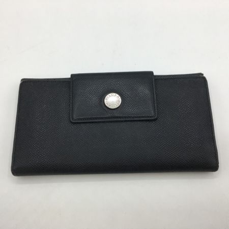  BVLGARI ブルガリ 3つ折り長財布 20401 ブラック