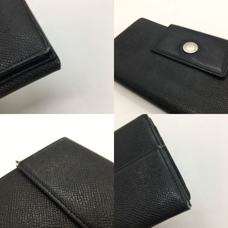 BVLGARI ブルガリ 3つ折り長財布 20401 ブラック