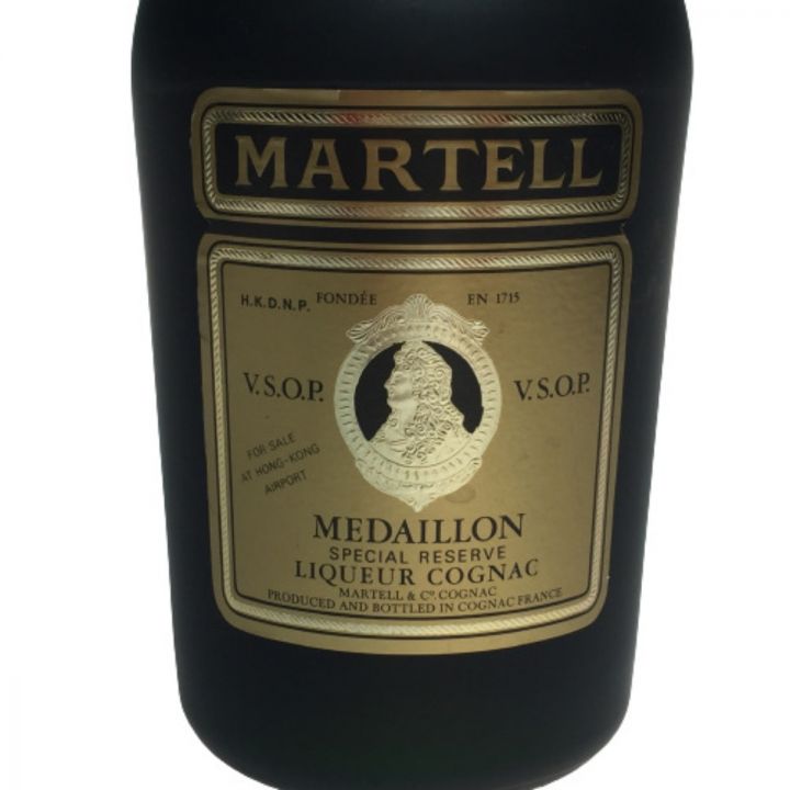 中古】 MARTELL マーテル V.S.O.P MEDAILLON メダリオン コニャック ブランデー 700ml 40% 箱無  未開栓｜総合リサイクルショップ なんでもリサイクルビッグバン オンラインストア