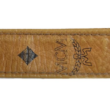  MCM エムシーエム トートバッグ ブラウン x ブラック x ゴールド
