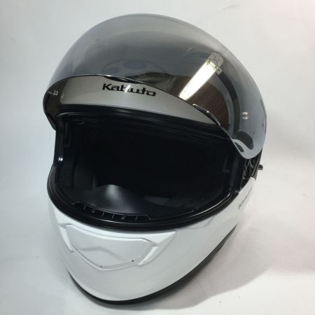  KABUTO KAMUI3 カムイ3 パールホワイト フルフェイスヘルメット パールホワイト Mサイズ 頭囲57-58cm 