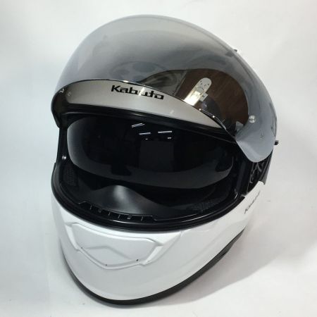  KABUTO KAMUI3 カムイ3 パールホワイト フルフェイスヘルメット パールホワイト Mサイズ 頭囲57-58cm 