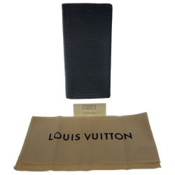 ◎◎ LOUIS VUITTON ルイヴィトン エピ ポルトフォイユ・ブラザ ノワール M60622 ブラック 長財布 2つ折り Aランク