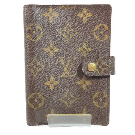  LOUIS VUITTON ルイヴィトン モノグラム アジェンダPM R20005 6穴式システム手帳カバー