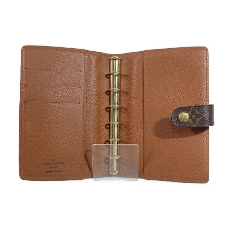  LOUIS VUITTON ルイヴィトン モノグラム アジェンダPM R20005 6穴式システム手帳カバー