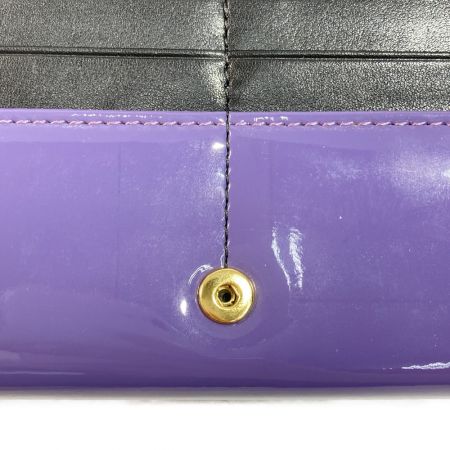  Vivienne Westwood ヴィヴィアン・ウエストウッド 長財布 バイオレット x ゴールド x ブラック
