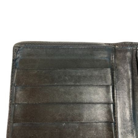  CHANEL シャネル 長財布 ブラック x ゴールド がま口