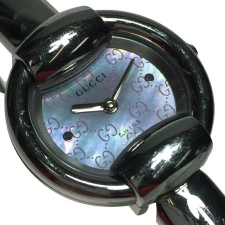  GUCCI グッチ 1400L クォーツ レディース 腕時計  1400L ピンクシェル文字盤