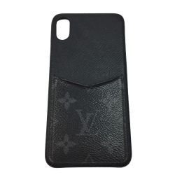 ◎◎ LOUIS VUITTON ルイヴィトン iPhoneケース Xs Max モノグラム エクリプス M67428 バンパー ケースのみ Bランク