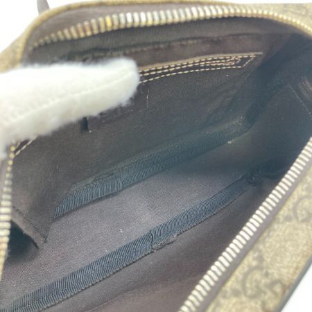  GUCCI グッチ GGスプリーム ショルダーバッグ 201447 ベージュ x ブラウン