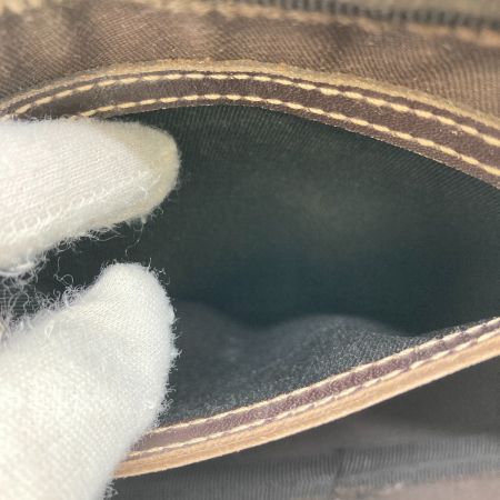  GUCCI グッチ GGスプリーム ショルダーバッグ 201447 ベージュ x ブラウン