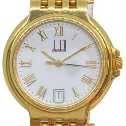◎◎ dunhill ダンヒル 腕時計 18k 750 総重量74.1g クォーツ 本体のみ Bランク