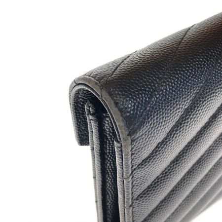  Yves Saint Laurent イブサンローラン 長財布 GUE372264・0918 ブラック x ゴールド イブサンローラン