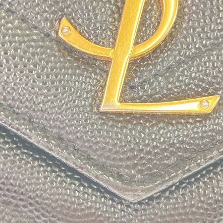  Yves Saint Laurent イブサンローラン 長財布 GUE372264・0918 ブラック x ゴールド イブサンローラン