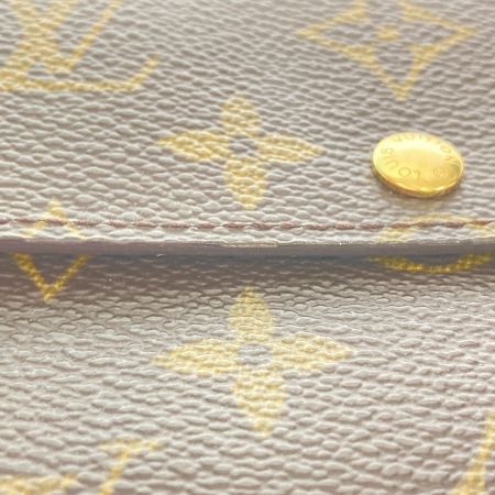  LOUIS VUITTON ルイヴィトン モノグラム ポシェット・ポルト モネ クレディ M61725 長財布