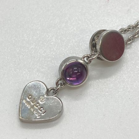  GUCCI グッチ ハートモチーフ ネックレス シルバー925 325871