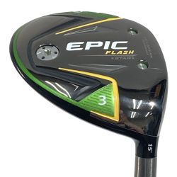 ◎◎ Callaway キャロウェイ エピックフラッシュスター 15° 3FW スピーダーエボリューション forキャロウェイ R カバーなし Bランク