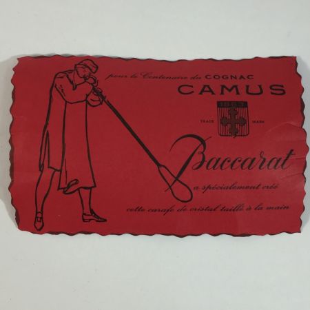  CAMUS カミュ COGNAC コニャック カラフェ バカラボトル 700ml 40% 箱付 ラベル剥がれ有 未開栓