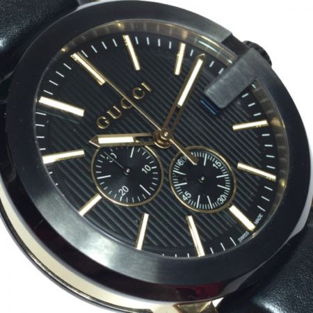  GUCCI グッチ 101.2 G-クロノ ラージウォッチ  44mm 101.2 クォーツ メンズ 腕時計 箱付 560