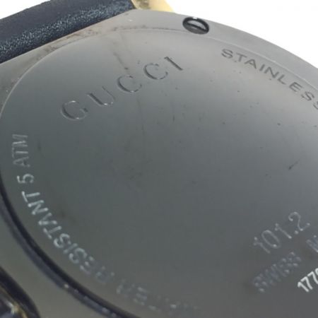  GUCCI グッチ 101.2 G-クロノ ラージウォッチ  44mm 101.2 クォーツ メンズ 腕時計 箱付 560