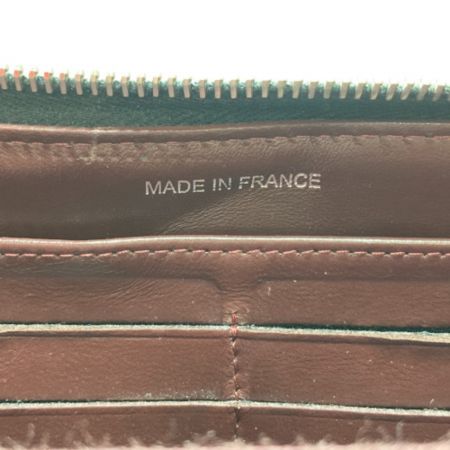  CHANEL シャネル マトラッセ 長財布 ブラック x シルバー x ブラウン ラウンドファスナー