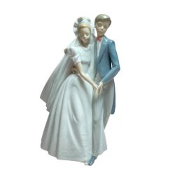 ◎◎ リヤドロ ナオ ブライダルギフト 思い出のダンス 02001247 磁器人形 磁器フィギュア Bランク