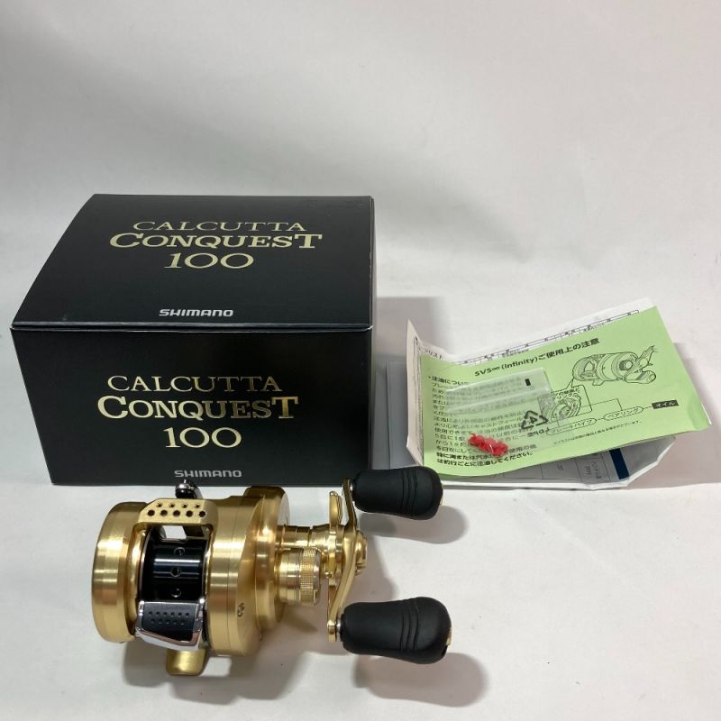 中古】 SHIMANO シマノ 12 カルカッタコンクエスト100 ベイトリール