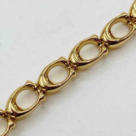  COACH コーチ シグネチャー ゴールド ブレスレット フレンドシップ スライダー ゴールド