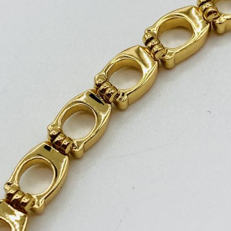  COACH コーチ シグネチャー ゴールド ブレスレット フレンドシップ スライダー ゴールド